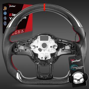 Real Carbon Fiber Steering Wheel for Volkswagen GTI MK7 2015-2017