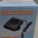 Portable Car Heater for Vehicle, 12V Car Heater Portable, Portable Heater for Car, 360° Rotatable Car Defroster Windshield Heater,Car Heater That Plugs Into Cigarette Lighter(Orange)