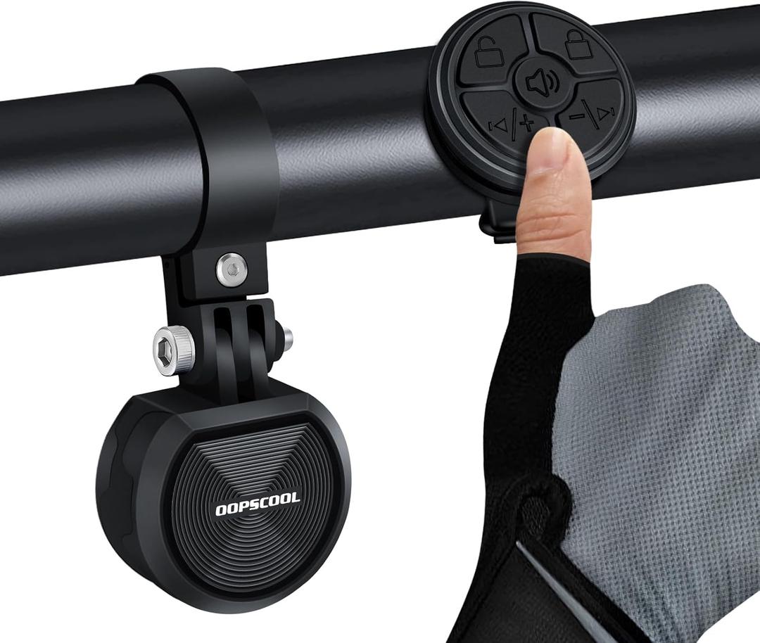 Bike Horn Adjustable 80-130DB, Electric Bicycle Bell USB Rechargeable, Waterproof Bicycle Accessories for Adults Mountain Bike Bells Whistle