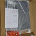 VECELO Nightstand with Drawer, End Table with Storage, Adjustable Metal Feet, Wood Tabletop, 5.5" Drawer & Open Shelf, Easy to Clean, Small Table for Printer, Livingroom or Bedroom, Dark Grey (set of 1)