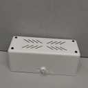Power Strip Cover Box - Effectively Baby Proofs Power Strip with Patented Dual Lock. Convenient Side Openings for Cords & Cables. Protects Small Hands & Fingers