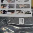 Golf Cart Enclosure 4 Passenger Short Roof 58” for Club Car Precedent Tempo 2+2 Seater,600D Clear Rain Cover Driving Enclosure,Roll Up 4 Sided Transparent Windows&Door,Side Mirrors Zipper Openings