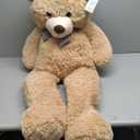 MaoGoLan Giant Big Teddy Bear 4 Feet 47 inch Life Size Tan Plush Bear Brown Stuffed Animal for Children Boyfriend
