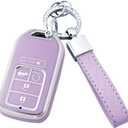 Key Fob Cover with Keychain for Accord Civic CRV Pilot Passport Insight