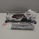 Hoolcar Tail Light Lamp Cover Guard Trim Bezel Frame Decor Exterior Accessories for 2009-2014 Dodge Challenger, Smoked Black