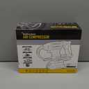 Cordless Tire Inflator Air Compressor Compatible With Dewalt 20V Battery, LIVOWALNY Portable Handheld Air Pump with Digital Pressure Gauge for Cars Motorcycles Bikes Sport Balls (No Battery)