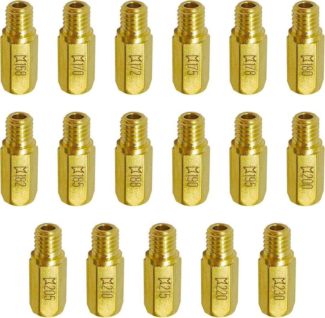 Main Jet Kit for Keihin Nibbi Carburetor FCR FCR-MX PE PJ PWK PWM 99101-357 (#168 - #230)