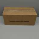 Delamu Handmade Synthetic Rattan Cable Management Box, Flat Weave Desk Organizer with Wire Management, Multi Purpose Cord Hider Box, 12.5" Lx 5.3" Wx 5.3" H, Natural & White