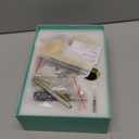 eLinkSmart Fingerprint Door Knob Lock, Smart Keyless Entry With Code Keypad Handle, Electronic Biometric Security Locking Lever for Bedroom Interior Indoor Room - Gold