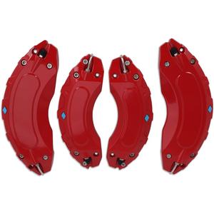 Brake Caliper Covers Compatible for Chevrolet Blazer 18 in 19 in Wheel Hub fit for Front and Rear Car Caliper Cover 2022 2023 2024 for Chevy Blazer Set of 4 Red