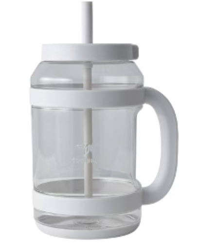 Reduce 80oz Waterday Water Bottle With Handle White Spill Proof NEW