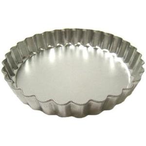 Tart Pan with Removable Bottom - 4.75 Inch Diameter