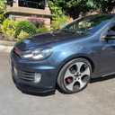 Front Bumper Lip Splitter Spoiler Compatible with Volkswagen VW GTI MK6 2010 2011 2012 2013 2014 Golf-GTI Accessories Air Chin Body Kit(Gloss Black)
