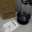 Squirrel-Proof Bird Feeder for Outdoor Wild Bird (15"H Dark Green), Black