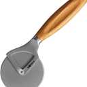 Boska Stainless Steel Pizza Cutter - Oslo Multifunctional Pizza Wheel Cutter - Handheld Food Slicer - Silver Non-Stick Roller - For Kitchen Cooking