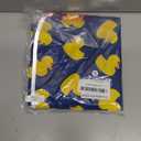 Dog Raincoat, Waterproof Dog Rain Jacket with Hood, Adjustable Rain Coat Poncho with Reflective Strips & Leash Hole for Large Medium Small Dogs Puppies, Lightweight Pet Clothes (Navy Blue Duck) S