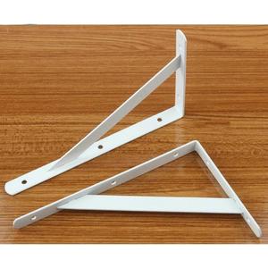 8-Piece Metal L Shaped Wall Shelf Bracket Rack Support 200x120x2mm Black