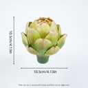Notakia 3Pcs Green Large Faux Artichokes for Decoration Bowl Fillers Fake Fruit Artificial Artichokes that Look Real Realistic Fake Vegetable Decor for Home Kitchen Table Party Centerpiece