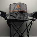 2 Pack Portable Camping Chair for Adults, Folding Outdoor Camp Chair Lightweight Lawn Chairs Folding Collapsible Chair for Camping, Tailgates, Beach, Gray, Support 250 lbs