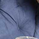 Urban Lifestyle Micro Suede Saucer Chair, Adult, Navy