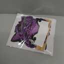 Outus 36 Pcs Birthday Photo Booth Props Kit Happy Birthday 40th- 50th-60th Photobooth Graduation Wedding New Year Party Decor Funny Cute Prom Disco Mardi Gras Holiday Supplies(Purple and Black)