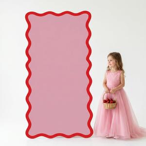 Leinuosen 6ft Strawberry Baby Shower Party Decorations Pink Red Birthday Party Cardboard Cutouts Coquette Christmas Cherry on Top Baby Shower Cutout Stand Decor for Bachelorette Bridal, 70.87 x 39.37 inches