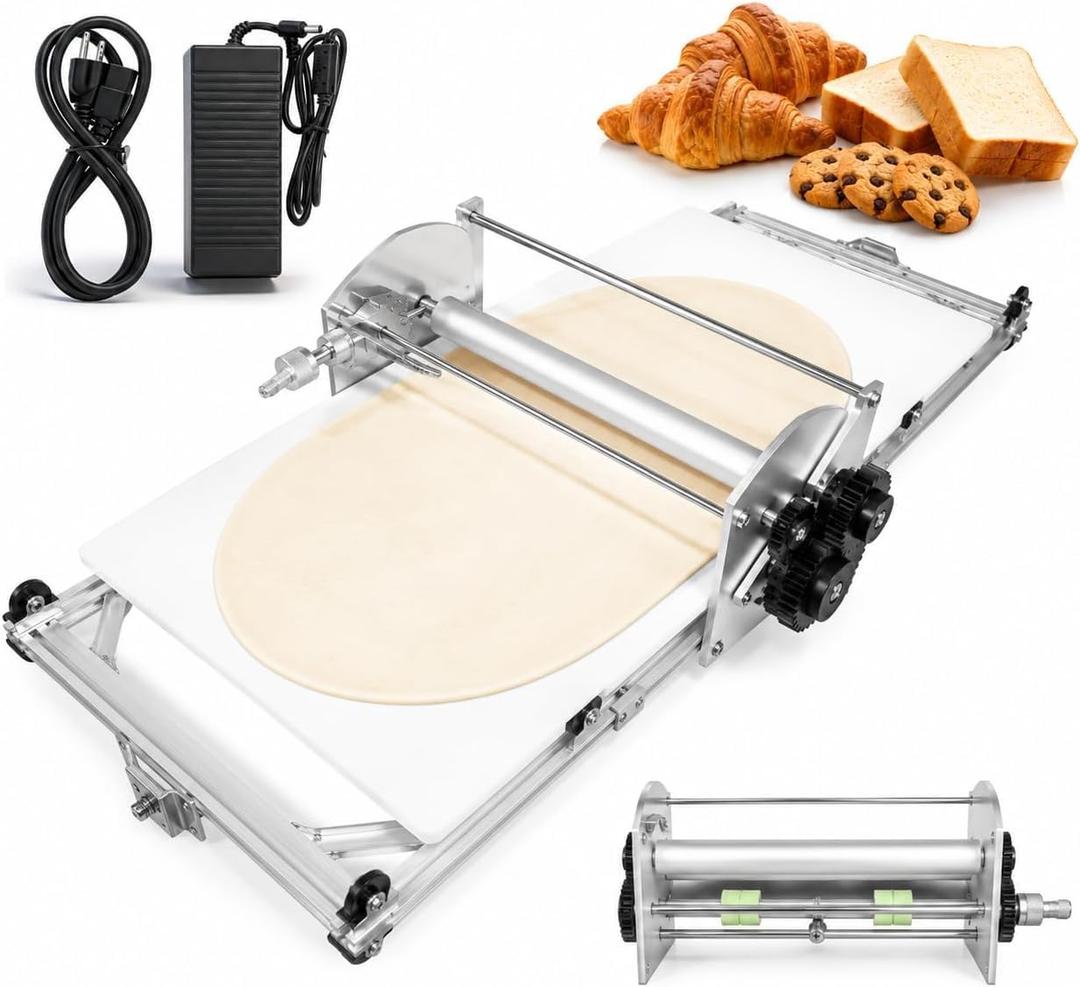 51.18"×22.44" Electric Foldable Dough Sheeter Roller Machine for Bakery