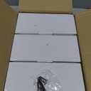 Estmoon 6 Pack Door Knobs, Matte Black Privacy Door Knob with Lock, Keyless Door Handle with Lock for Bedrooms/Bathrooms