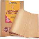 Katbite 200Pcs 12x16 In Unbleached Parchment Paper for Baking, Precut Parchment Paper Sheets, Heavy Duty Flat Baking Paper, Half Sheet Baking Sheets for Baking Cookies, Cooking, Air Fryer, Oven