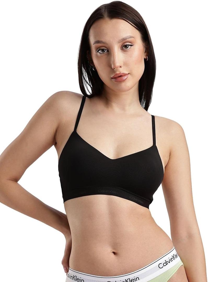 Calvin Klein Form to Body Lightly Lined Bralette, Large