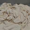 Lucrosun Women's Summer V Neck Short Puff Sleeve A Line Tiered Midi Dress