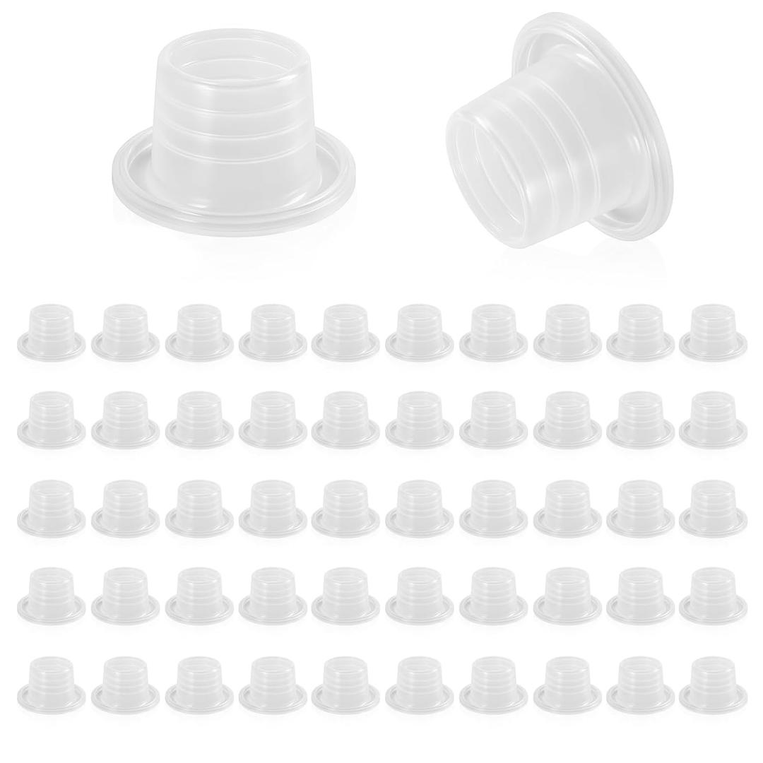 2 x Universal Faucet Leak Proof Sealing Gasket in Silicone Material,Water Pipe Silicone Rubber Hose Gasket Washers, Outdoor Faucet Repair Kit 50Pcs-White