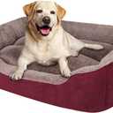 PUPPBUDD Dog Beds for Medium Dogs, Washable Dog Bed Comfortable and Breathable Pet Bed Rectangle Warming Dog Bed for Medium Dogs
