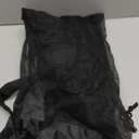 Heavy Duty Soccer Ball Net Bag(100L Extra Large Capacity 10-12Balls), 40" x *30", Drawstring Mesh Ball Bag with Zipper Pocket, Sports Equipment Storage Organizer for Gym, Beach, Cloth, Swimming Gears (Black-1pc-Thickened Upgrade)