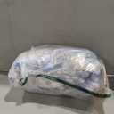 Bedorm Floral Queen Comforter Set 100% Cotton Bedding Blue White Flower Botanical Comforter Monet Style Bedroom Decor Vintage Bedding Comforter All Season