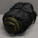 Cold Weather Sleeping Bag 100% Cotton Flannel XXL for Adults Big and Tall,Free Compression Sack (90" x 39" Right Zip, 0F Green)