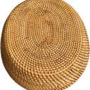 Large 14inch Oval Rattan Fruit Serving Basket,Wicker High Wall Fruit Vegetable Serving Basket Bowl,Large Rattan Dining Table Bowl for Various Things,Bread,Snack,Odds and Ends,Natural Brown