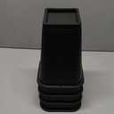 Bed Risers Adjustable Furniture Risers - Heavy Duty 4 or 8 inch or 12inch Non-Slip Lift Supports for Beds/Couches/Sofas, Durable Square Design with Creates Storage Space (Black 4 Pack, 8 Inch)