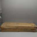 TIQLAB Sofa Table, 79''L x 9.1''W (1.2'' Thickness) Long Console Table Behind Couch, Entryway Table with Angled Metal Frame, Industrial Console Table, Black