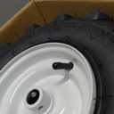 Universal Wheel 13 x 5.00-6 for Tiller/Tiller – Diameter 25 mm Axle Hole – Can be Used Left/Right Wheels 2pack