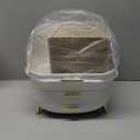 Makeup Organizer Skincare Organizers - Cosmetic Display Cases with Transparent Cover, Skin Care Organizers for Bathroom Countertop, Bedroom Vanity Desk, Lipstick Organizer, White