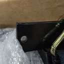 Ladder Rack Ratchet Straps with J-Hook (4 PCS), 1.4" Black Square Tube Mount, 1.5" Wide x 7.5' Long Black Retractable Ratchet Tie Down Strap Roof Rack, 500 lbs Load Heavy Duty, Cargo Buckle Lock Strap