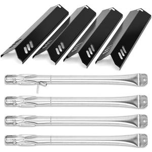 Grill Replacement Parts for Outdoor Gourmet 4 Burner Gasgrill, Heat Plates Shield Tents & Burner for GR2215120-OG-00 FSOGBG1106 GR2215101-OG-00 GR2215120OG00 GR2215101OG00, Grill Kits UFHP2 Heat Tent