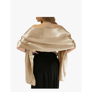 Shawls and Wraps for Evening Dresses Satin Shawl Wraps for Women Extra Long Wedding Shawls for Bridal Party
