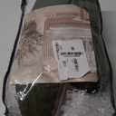 Olive Green Pinch Pleated 100% Blackout Linen Bedroom Curtains 96 Inch Length Double Layer Pleat Curtains Ring Hooks Back Tab Black Out Room Darkening Drapes 96 Inches Long Living Room Dark Green (40"W x 96"L (Pack of 2))