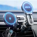 LISEN for Qi2.2 25W MagSafe Car Mount Charger, [Stable & Fast Charging] Magnetic Wireless Car Charger, Car Phone Holder Charger Car Accessories Fits iPhone 17 Pro Max Air 16/15/14/13/ Galaxy S26 Ultra