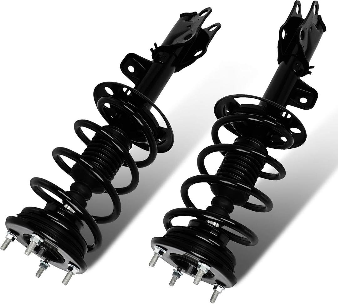 SCITOO Front Complete Struts Spring Assembly Shocks Struts Fits 2013-2019 for Ford Flex 2013-2019 for Lincoln MKT 172655 172656 - Set of 2
