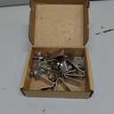 920158 Freezer Shelf Clip,Stainless Steel Shelf Clip for Refrigerator,Freezer Cooler Shelf Support,Replacement Shelf Square Buckles Clips (16Pcs)