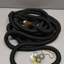 Flexi Hose Lightweight Expandable Garden Hose, 50FT  Retractable Garden Hose, Water Hose  NoKink Flexibility, 3/4 Inch Solid Brass Fittings and Double Latex Core