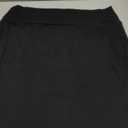Fashion Aktiv Basic Double-Layer Cotton Simple Stretchy Tube Pencil Mini Skirt (Medium, Black)